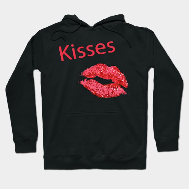 Kisses Hoodie by Mako Design 